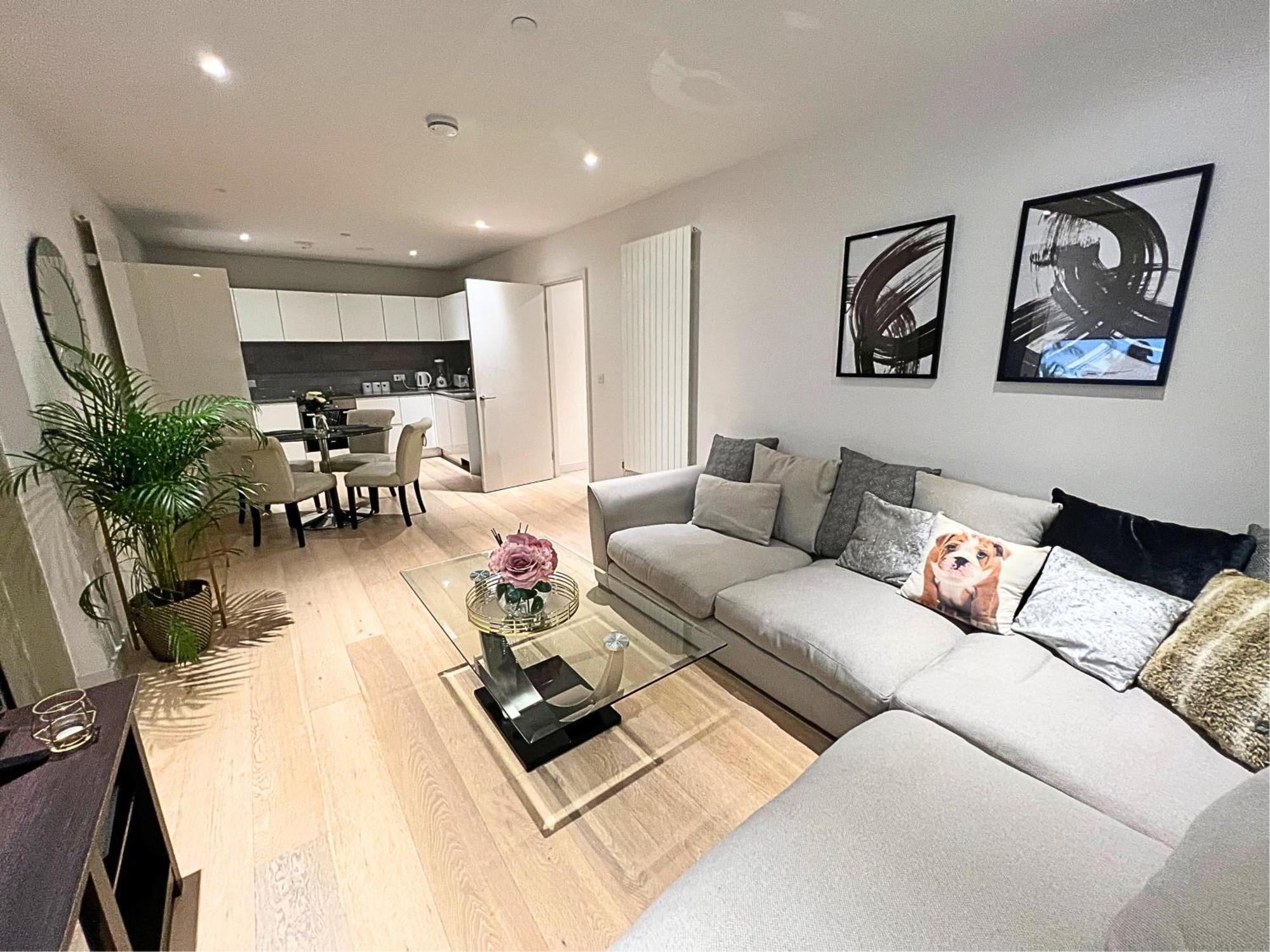 Stylish Apartment Docklands Londen Buitenkant foto
